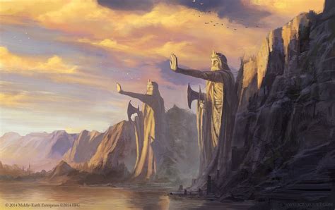The Argonath Lord Of The Rings Tcg By Juan Carlos Barquet Rlotr