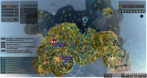 General Gameplay Bdo Map For Sea Server