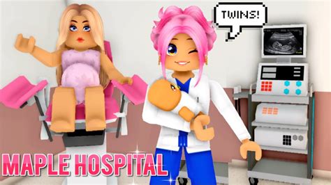 Twin Babies In Roblox Maple Hospital Titi Games Youtube