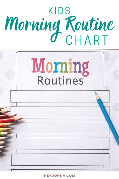 customizable morning routine checklist template jengordon
