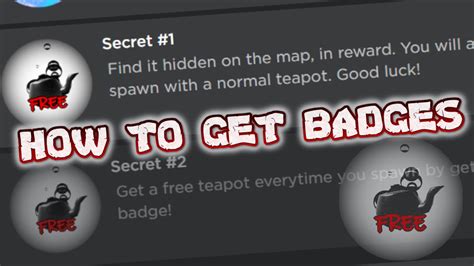 How To Get The Secret Badges In Dodge The Teapots Of Doom Roblox