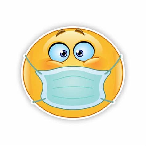 The emoji icon will let you add an emoji on the status. Emoji Mask 18" | SignWay
