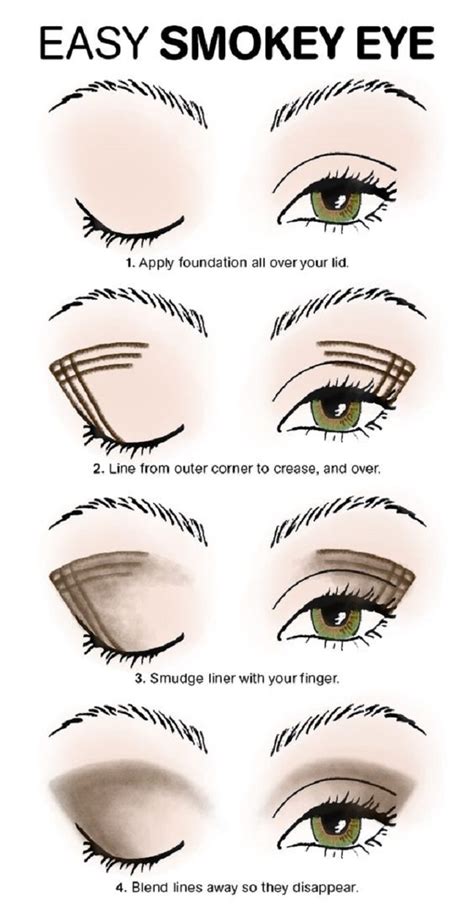 After the base, one can apply the rest of the shades on the eyes. Easy Smokey Eye Tutorial - Own Look