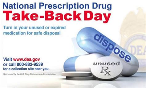 National Drug Take Back Day Is April 27