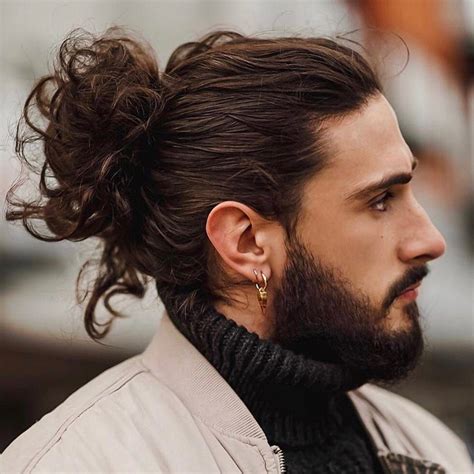 7 Types of Man Bun Hairstyles | Gallery + How To | Man bun hairstyles