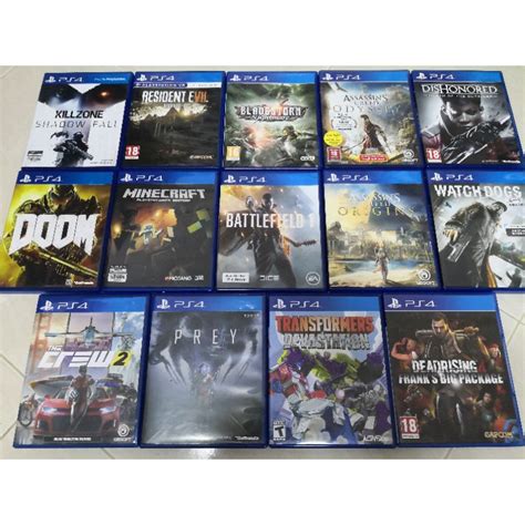 Used Ps4 Playstation Games Shopee Malaysia