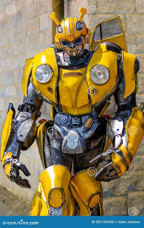 Transformers Bumblebee Cosplay Costume At Comic Cn Editorial Image
