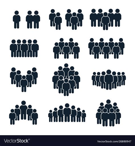 People Group Icon Business Person Team Royalty Free Vector