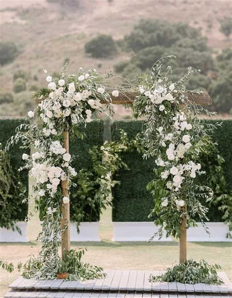 8 Stunning Greenery Wedding Arches And Wedding Altar Decorations