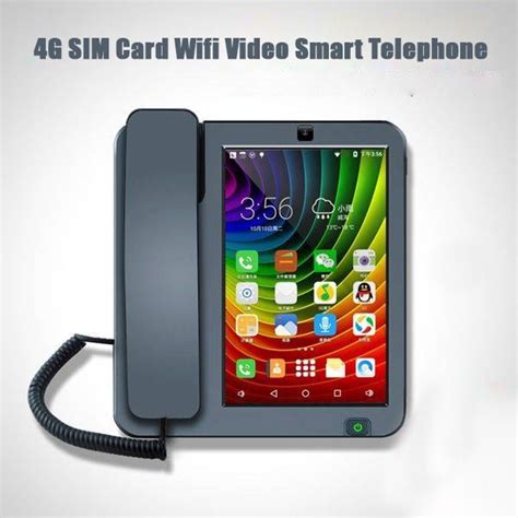 3g 4g Sim Card Android Smart Fixed Phone Touch Screen
