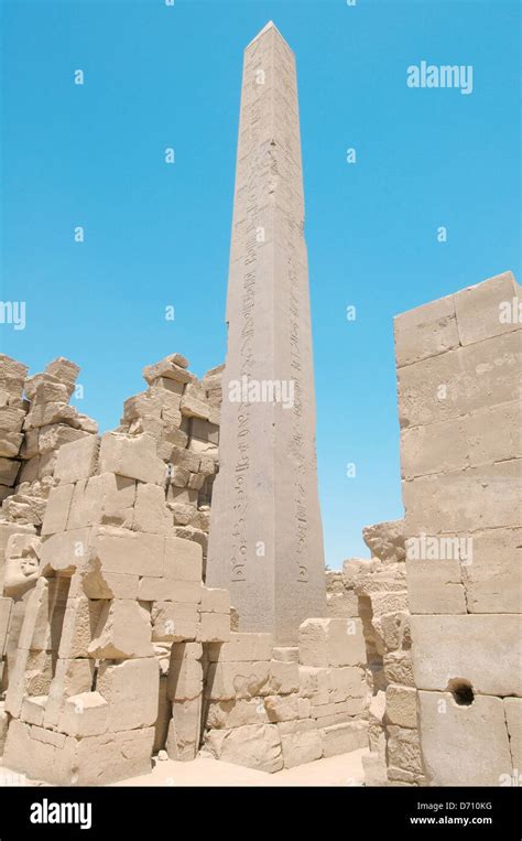Obelisk Karnak Temple Complex Unesco World Heritage Site Thebes