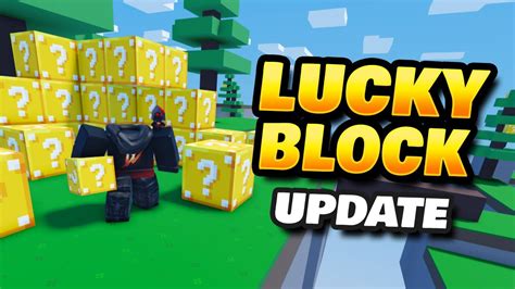 Lucky Blocks Update In Roblox Bedwars Youtube