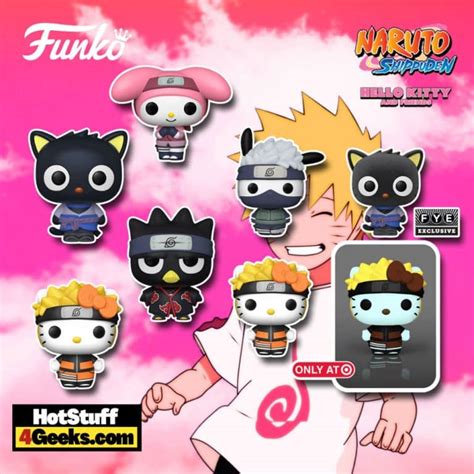7 New Hello Kitty X Naruto Funko Pops Now Live