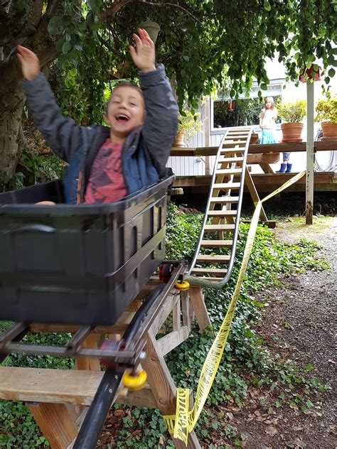 Popular backyard roller coaster rides for families and kids. Retired Aerospace Engineer Builds a Backyard Roller ...