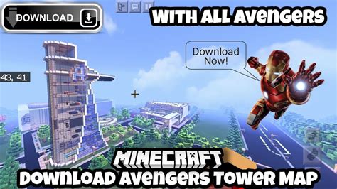 How To Download Avengers Tower Map With All Avengers In Minecraft
