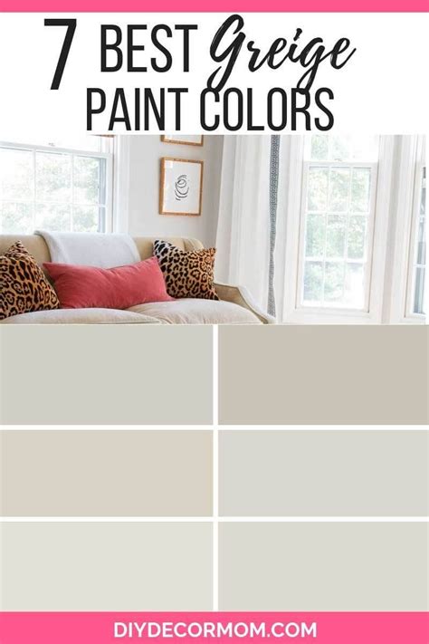 Find The Best Greige Paint Colors By Benjamin Moore That Are Perfect