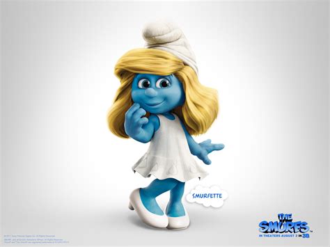 The Smurf Movie 3d Hd Poster Wallpapers Desktop Wallpapers