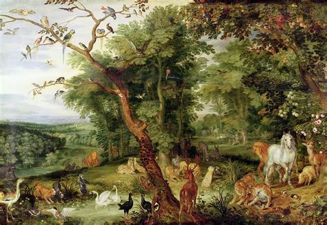 The Garden Of Eden With Fall Of Man — Jan Brueghel The Elder