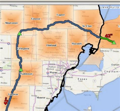 Maps Of Proposed Et Rover Pipeline Provided To Genesee