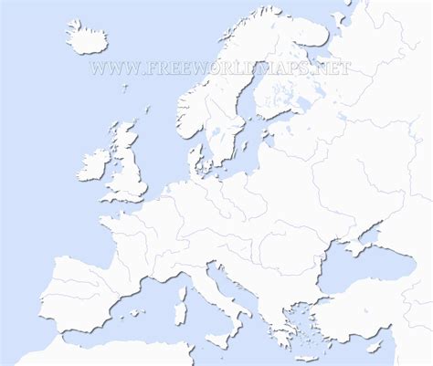 Western Europe Physical Map Quiz Secretmuseum