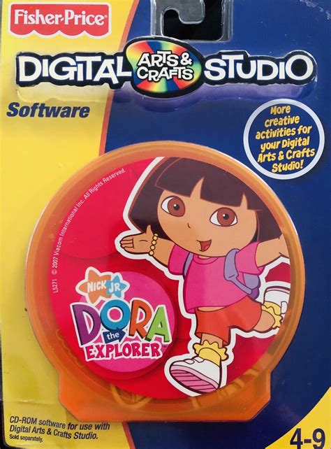 New Fisher Price Digital Arts And Crafts Studio Dora The Explorer Cd