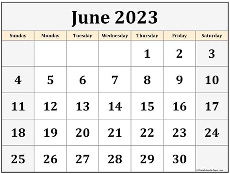 Blank Calendar 2023 Printable Customize And Print