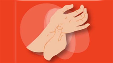 Japanese Shiatsu Hand Self Massage Or Acupressure Point For Stress And