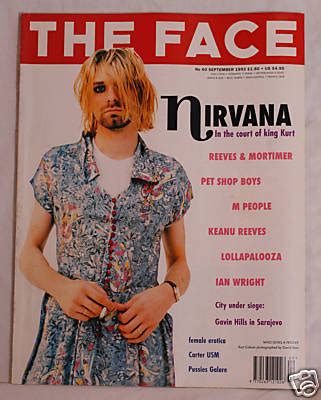 Kurt cobain influenced many people with his scruffy and unpolished clothing style, which still remains prominent today. Kurt cobain dress magazine