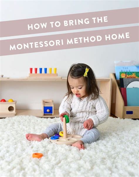 How To Bring The Montessori Method Home Montessori Playroom