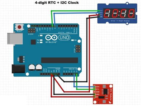 4 Digit Rtc Clock Arduino Project Hub