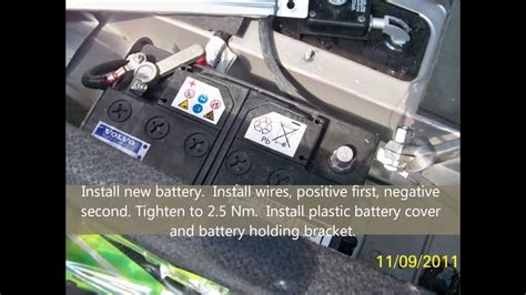 Volvo Xc90 2004 Battery Replacement Youtube