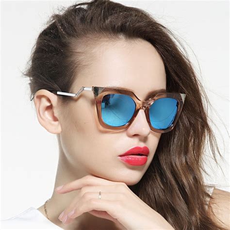 Iridia Ff0060s Women Sunglasses Designer Mirrored Metal Brand New