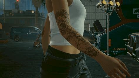 Mural Wrists Tattoo Cyberpunk 2077 Mod