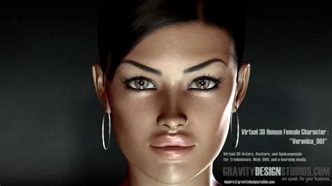 Virtual 3d Avatar Spokesperson 3d Woman Instructor By