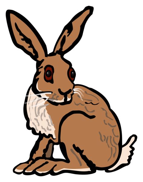 Rabbit Hare Wildlife Rabbit Clipart - Rabbit Clipart ...