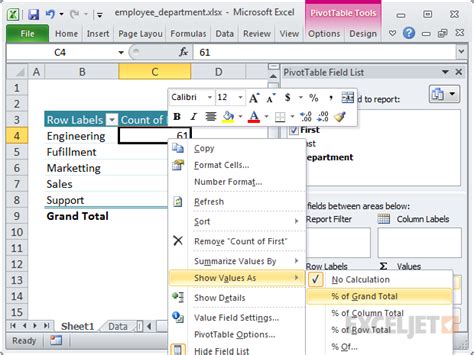 23 Things You Should Know About Pivot Tables Exceljet Excel Images