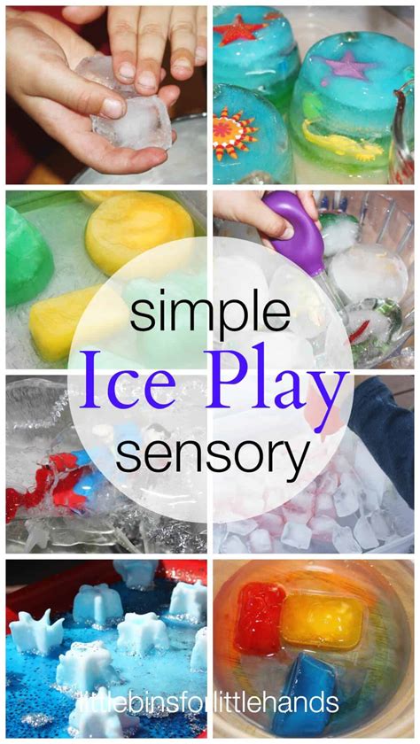 Ice Play Simple Sensory Activities Little Bins For Little Hands