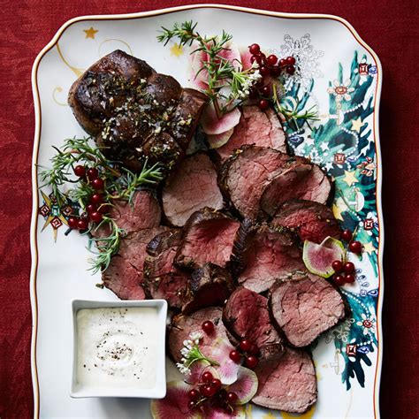 What sauce goes with herb crusted beef tenderloin. Herb-Crusted Beef Tenderloin Recipe | Williams-Sonoma Taste