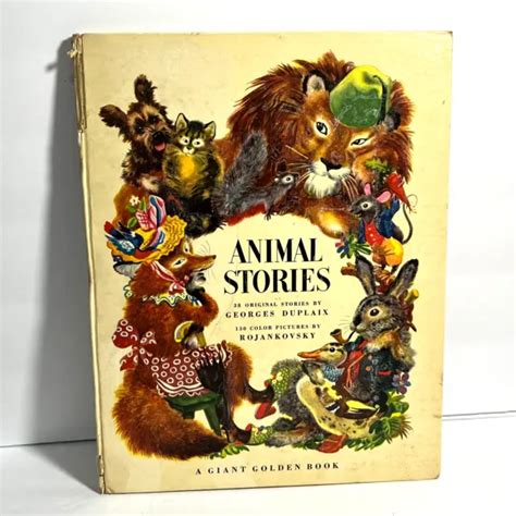 Animal Stories Giant Golden Book Vintage 1944 Duplaix Rojankovsky 29