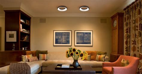 Thick, clear glass to maximize light with bronzed aluminum and brass accents. AL24A LED Ceiling Light - Upshine Lighting