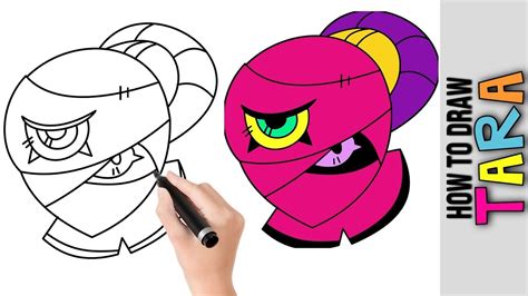Video tutorial showing how to draw street ninja tara brawl stars skin. How To Draw Tara From Brawl Stars★ Cute Easy Drawings ...