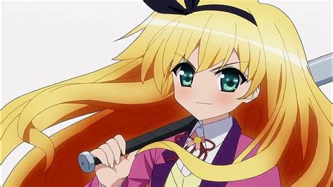 Isurugi Mio Mm Pretty Female Blonde Hair Cute Character Series