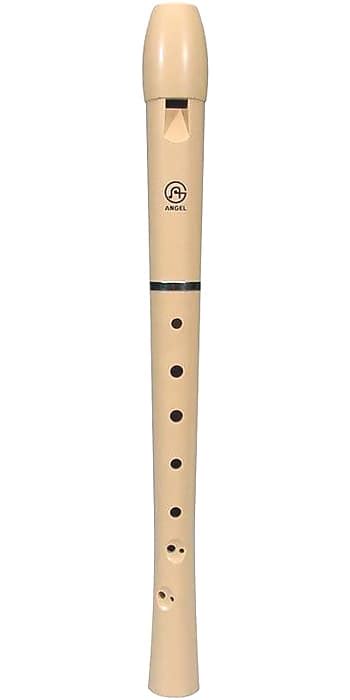 Angel Soprano Baroque Recorder Beige Two Piece Reverb