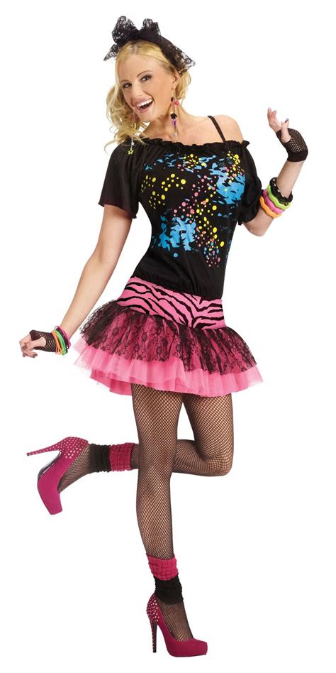 80s Pop Party Womens Costume Pop Star Costumes Star Costume