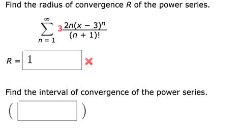 solved find the radius of convergence r of the power series
