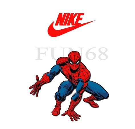 Spider-man clipart nike svg clipart spider man and nike | Etsy