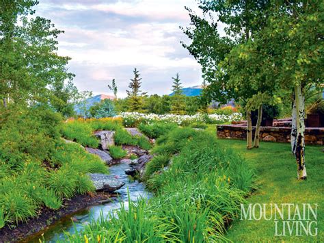 This Water Inspired Landscape Design Goes With The Flow Mountain Living