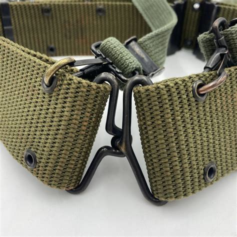 Vintage Us Military Individual Equip Belt And Suspenders Alice Lc1