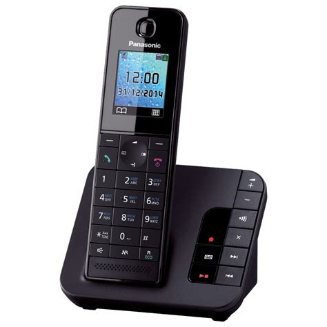 Телефон беспроводной Dect Panasonic Kx Tgh220 Black цены и скидки