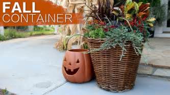 Fall Container Inspiration Garden Answer Youtube